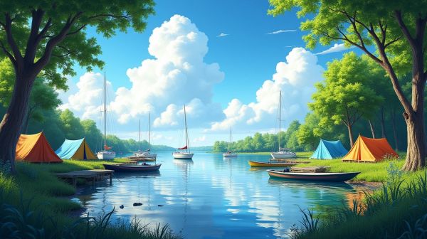 Campings avec activités nautiques : des séjours rafraîchissants pour l'été